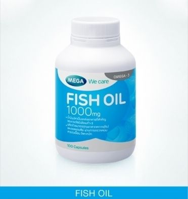 Mega Fish Oil นำมนปลา 1000mg 100 แคปซล