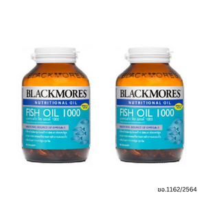 Blackmores Fish Oil น้ำมันปลา 1000mg. 80 แคปซูล  เซ็ต 2 ขวด