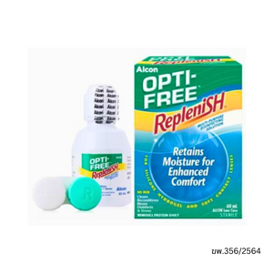 ALCON OPTI-FREE Replenish น้ำยาล้างคอนแทคเลนส์ (60ml.)