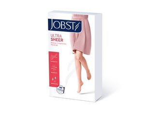 Jobst ถุงน่องเส้นเลือดขอดผู้หญิง ใต้เข่าแบบปลายปิด ไซส์ S แรงรัด 15-20 mmHg  1 คู่