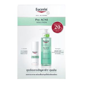 EUCERIN Pro Acne Solution Cleansing Gel + A.I. Matt Fluid Set