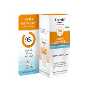 EUCERIN Sun Hydro Protect Ultra Light Fluid SPF50+ ผลิตภัณฑ์ป้องกันแสงแดดสำหรับผิวหน้า (5ml.)