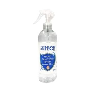 SKINSOFT Hand Sanitizer Spray สเปรย์แอลกอฮอล์ 75 % (500ml.)