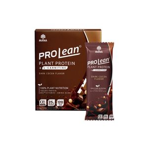 MANA Prolean Dark Cocoa ผลิตภัณฑ์เสริมอาหารโปรตีน รสดาร์คโกโก้ (กล่อง 10 ซอง)