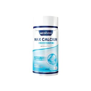 MEDIVISS MAX CALCIUM ผลิตภัณฑ์เสริมอาหารแคลเซียม (30 เม็ด)