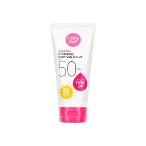 CATHY DOLL Aqua Sun Whitening Body Sun Serum SPF50/PA+++ เซรั่มกันแดดปรับสีผิวกระจ่างใส (50ml.)