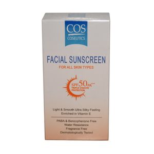 COS Facial Sunscreen For All Skin Types SPF50 PA+++ 20g