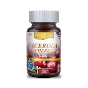 Real Elixir Acerola cherry อะเซโรล่า เชอร์รี่ 1200 mg. (30 เม็ด)