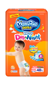 MAMY POKO Pants Happy DAY&NIGHT XXL จำนวน 48 ชิ้น