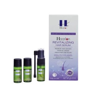 Haarlon Revitalizing Hair Serum  - เซรั่ม สูตรบำรุงรากผมสำหรับคนผมร่วง ผมบาง ศีรษะล้าน (8 มล. x 3 หลอด)