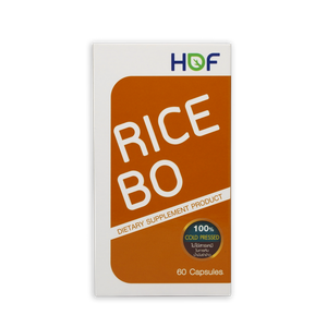 HOF Rice B.O. ผลิตภัณฑ์เสริมอาหาร น้ำมันรำข้าว (60 แคปซูล)