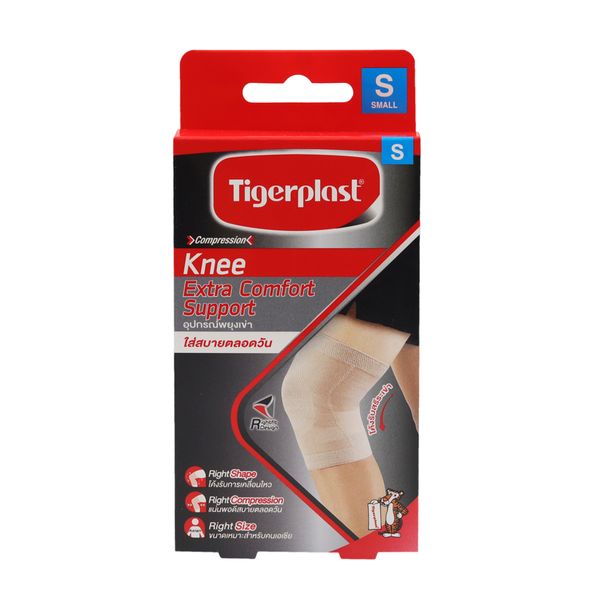 tigerplast knee extra comfort support อปกรณชวยพยงหวเขา size s