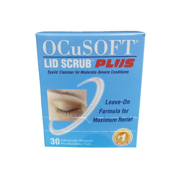 Ocusoft Lid Scrub Plus Pad 30 แผ่น 